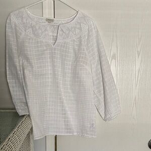 Talbot size medium, white, beautiful tunic top great condition